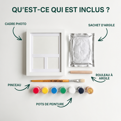 Paw'Art - Kit d'empreinte de pattes en argile